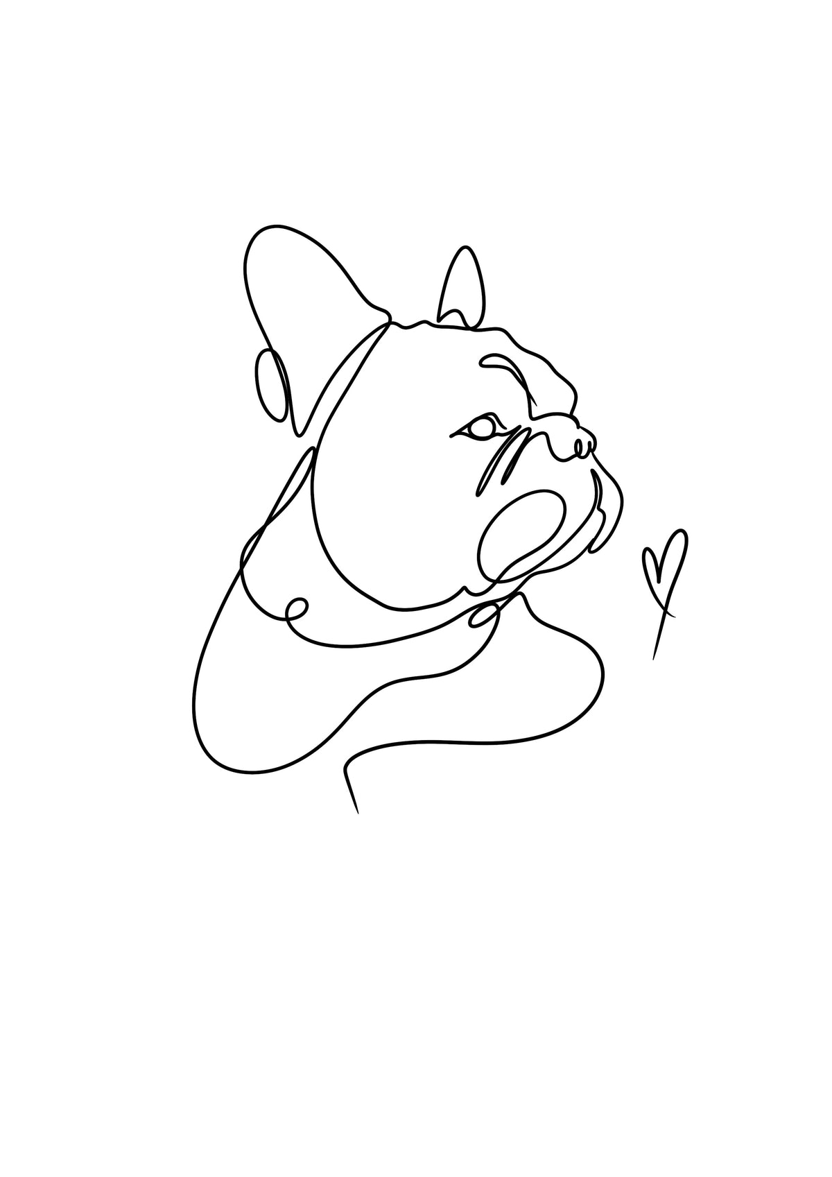 Line Art Portrait